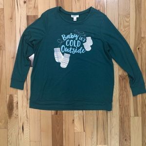 * Maternity winter sweatshirt 1X